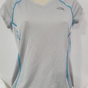 The North Face Grey and blue stripe womens shirt SP